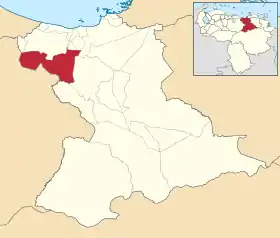 Localisation de Juan Manuel Cajigal