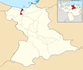Localisation de Píritu