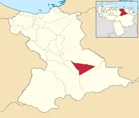 Localisation de San José de Guanipa