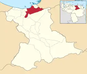 Localisation de Simón Bolívar