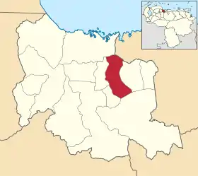Localisation de Guacara
