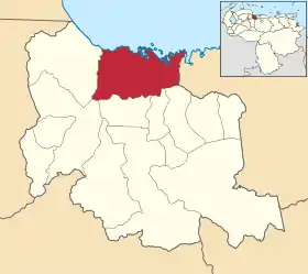 Localisation de Puerto Cabello