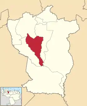 Localisation de Rómulo Gallegos