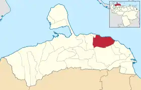 Localisation de Píritu