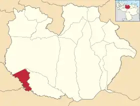 Localisation de Camaguán