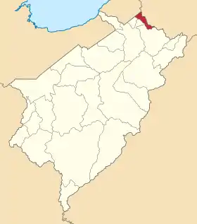 Localisation de Julio César Salas