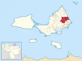 Localisation de Arismendi