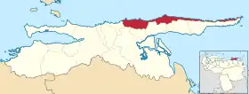 Localisation de Arismendi