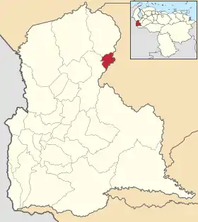 Localisation de Simón Rodríguez