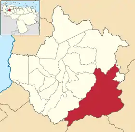 Localisation de Boconó
