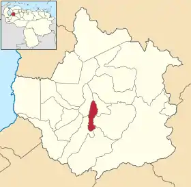 Localisation de San Rafael de Carvajal