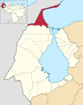 Localisation de Indígena Bolivariano Guajira