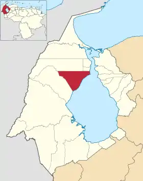 Localisation de La Cañada de Urdaneta