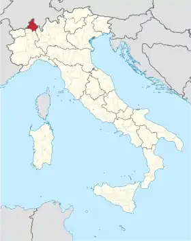 Localisation de Province du Verbano-Cusio-Ossola