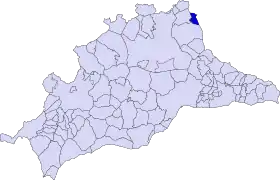 Localisation de Villanueva de Tapia