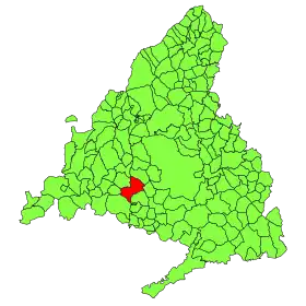 Localisation de Villaviciosa de Odón