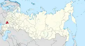 Localisation de Oblast de Voronej