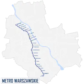 Image illustrative de l’article Ligne 1 du métro de Varsovie