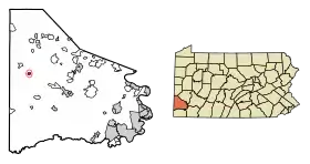 Localisation de West Middletown