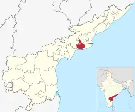 Localisation de District de West Godavari