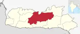 Localisation de District des West Khasi Hills