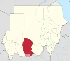 Localisation de Kordofan-Occidental