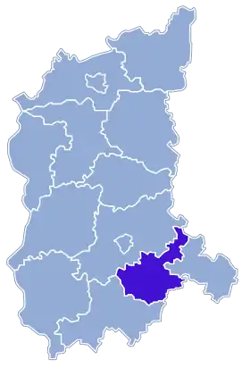 Localisation de Powiat de Nowa Sól