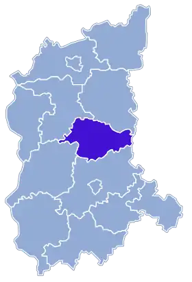 Localisation de Powiat de Świebodzin