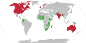 Carte de l'organisation