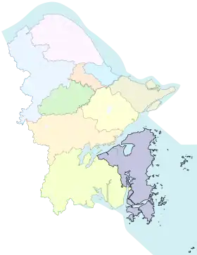 Localisation de Xiāngshān Xiàn