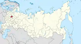 Localisation de Oblast de Iaroslavl