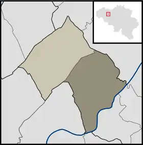 Localisation de Zevergem