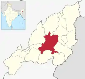 Localisation de District de Zunheboto