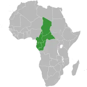 Description de l'image Africa-countries-CEMAC.svg.