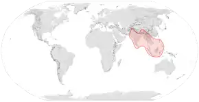 Description de l'image Apis dorsata distribution map.svg.