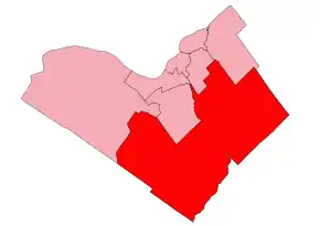 Carte de la circonscription