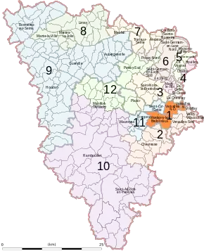 Carte de la circonscription