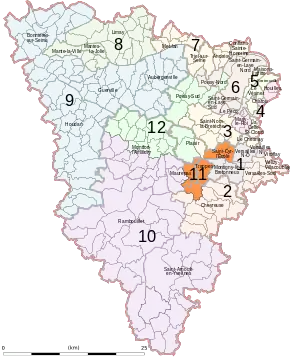 Carte de la circonscription