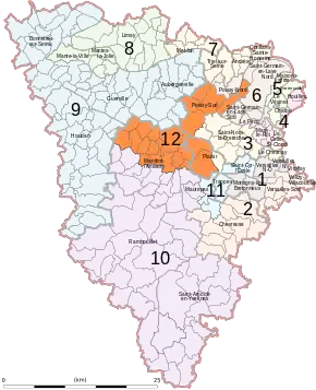 Carte de la circonscription