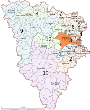 Carte de la circonscription