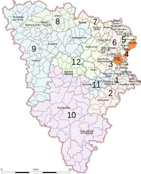 Carte de la circonscription