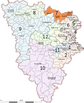 Carte de la circonscription