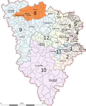 Carte de la circonscription