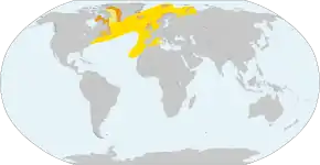 Description de l'image Fratercula arctica distribution map.svg.