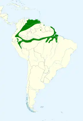 Description de l'image Gymnomystax mexicanus map.svg.