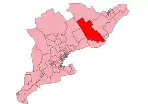 Carte de la circonscription