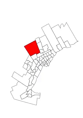 Carte de la circonscription