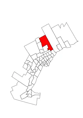 Carte de la circonscription