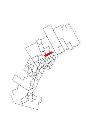 Carte de la circonscription