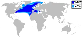 Description de l'image Micromesistius poutassou mapa.svg.